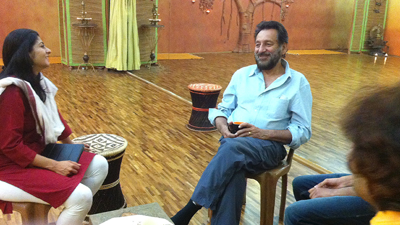 Shekhar Kapoor at our studio